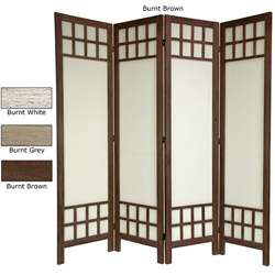   Window Pane 4 panel 5.5 foot Room Divider (China)  