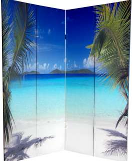 ft. Tall Double Sided Ocean Room Divider  