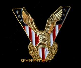   VICTORY BALD EAGLE JEWELRY HAT PIN US ARMY NAVY AIR FORCE MARINES USCG