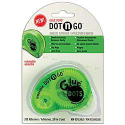 Glue Dots Removable Dot n Go Adhesive Dispenser  