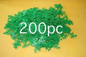New 200pc Lego Bright Green 6x5 Leaves Plant Large Xmas  
