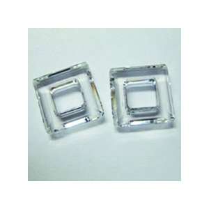  4439 Fancy Crystal Square Pendant 14MM Crystal Office 