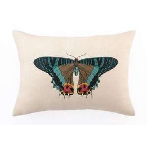  Butterfly Iii Embroid Pillow 14x20