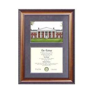  Centre College Suede Mat Diploma Frame with Lithograph 