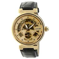 Monument Mens Skeletonized Automatic Watch  Overstock