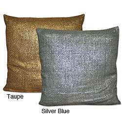 Fairy Lights Metallic 22x22 inch Decorative Pillow  