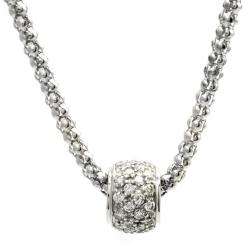   1ct TDW Diamond Glitter Barrel Necklace (H I, I2 I3)  