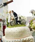 Tandem BICYCLE cyclist wedding cake topper couple Bike  