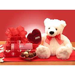 Valentines Chocolates and Teddy Bear Gift Set  Overstock