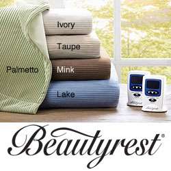 Beautyrest Ribbed Microfleece Queen size Heated Blanket   