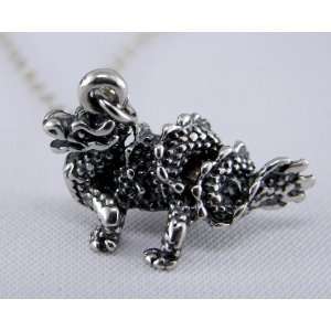  Sterling Silver Little Dragon to Keep You Company Jewelry