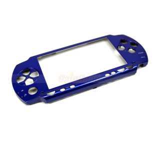 BLUE FRONT FACEPLATE FACE PLATE FOR SONY PSP 1000 +film  