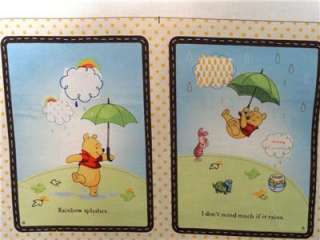 New Winnie The Pooh Soft Book Fabric Panel Disney Tigger Piglet Eeyore 