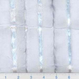  45 Wide Faux Fur Fabric Seal Baby Blue By The Yard: Arts 