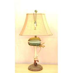 Green Outboard Motor Lamp  