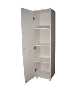 White Single door Storage Pantry  