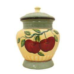   Apple Collection 4 Piece Hand Painted Canister Set  Overstock