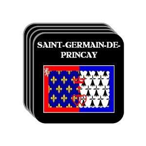 Pays de la Loire   SAINT GERMAIN DE PRINCAY Set of 4 Mini Mousepad 