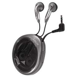 Sony Earbud Headphones with Compact Winding Case  Overstock