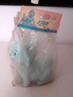 Vintage 1960s KITTEN KITTY CAT SQUEEZE TOY MINT IN PACKAGE  
