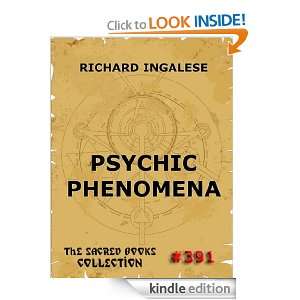 Psychic Phenomena (The Sacred Books) Richard Ingalese  