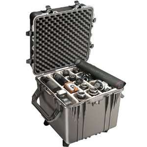  Pelican 0350 Black Cube Case with Padded Dividers 