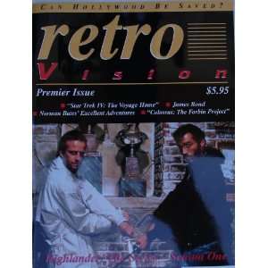  Retro Vison Magazine #1 , Highlander TV Series , Star Trek 