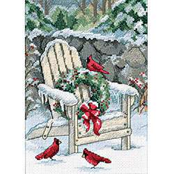 Christmas in the Adirondacks Counted Cross Stitch  