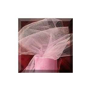    1ea   6 X 25yd Pink Sparkling Shimmer Tulle Arts, Crafts & Sewing