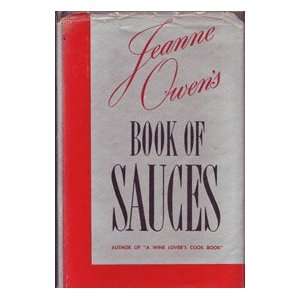 Jeanne Owens Book of sauces Jeanne Owen  Books