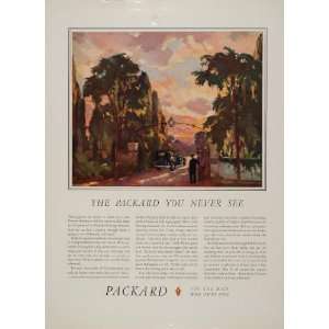   Gate Packard Proving Grounds   Original Print Ad