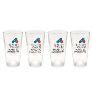  Nurse Jackie Real Life Can Be Hard to Swallow Pint Glasses 