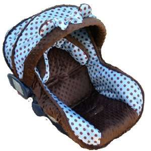 Nollie Covers in Baby Mouse Blue/Brown