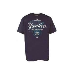  2007 New York Yankees MLB Playoffs T shirt by Majestic 