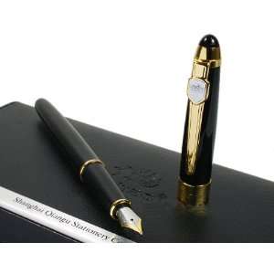  Jinhao Black & Gold Fountain Pen Pen Barrel Is Finished in 