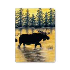  ECOeverywhere Sunset Moose Sketchbook, 160 Pages, 5.625 x 