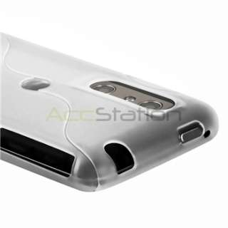   WHITE S SHAPE TPU GEL CASE COVER FOR LG P920 OPTIMUS 3D THRILL 4G