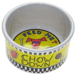  Snoozer Medium Feed Me Dog Bowl by Jennifer Garant: Pet 