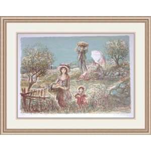 Country Walk by Jacques Lalande   Framed Artwork 
