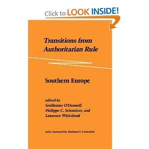 Transitions from Authoritarian Rule, Vol. 1 Southern 
