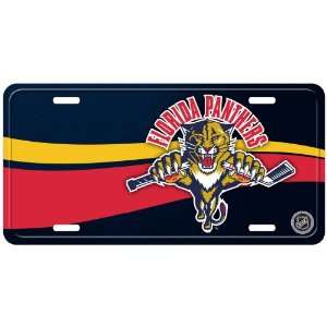  Florida Panthers Street License Plate   12x6