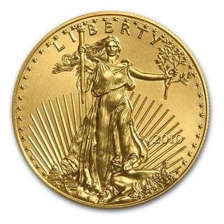  2010 1/10 (Tenth) oz. Gold American Eagle Coin BU: Toys 