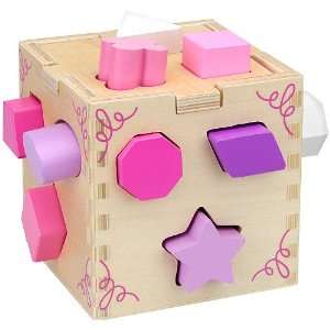  Pink Shape Sorting Cube: Toys & Games