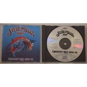  Steve Miller Band Greatest Hits Hand Signed Autographed Cd 
