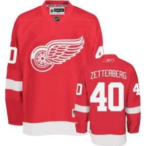 Henrik Zetterberg #40 Detroit Red Wings Reebok Jersey. Replica, Top 