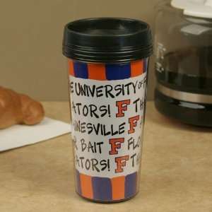  NCAA Florida Gators 16oz. Plastic Travel Mug: Sports 