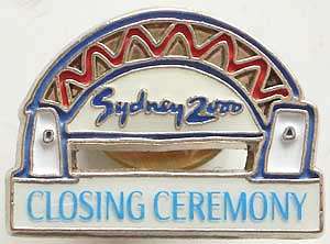 Australia pin CLOSING CEREMONY Olympic Games Sydney 200  