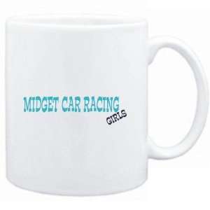 Mug White  Midget Car Racing GIRLS  Sports:  Sports 