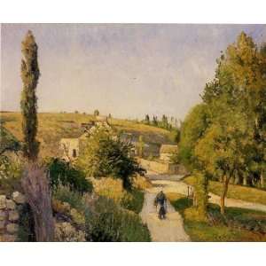  Oil Painting Landscape at lHermitage, Pontoise Camille 