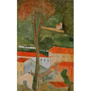  Oil Painting Landscape Amedeo Modigliani Hand Painted 